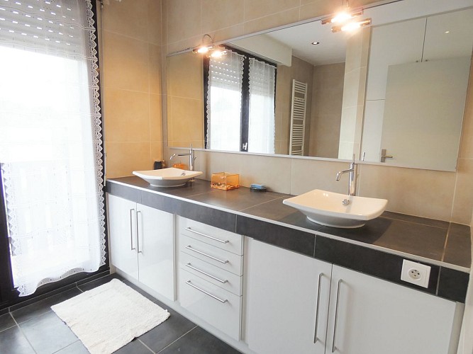 Salle de bains de L'appartement du Tuc d'Eauze 11590 à Dax