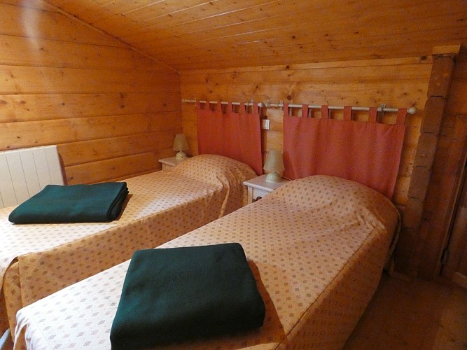 Chambre du chalet K10 n° 20658 à Bias