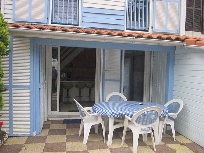 Terrasse du Gîtes de France Atlande 20813 à Seignosse