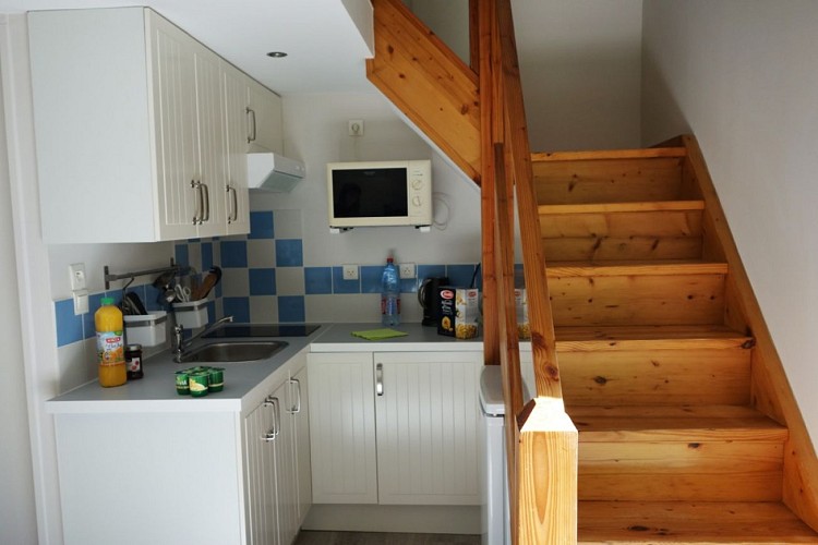 Coin cuisine du Gîte Nature et Océan 20938 à Messanges