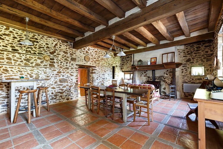 Salon Gîte Lacampagne à Ossages avec Gîtes de France Landes