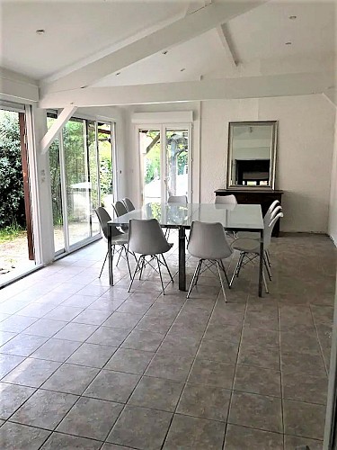 Terrasse Grande villa marronnier à Vielle st Girons avec Gites de France Landes