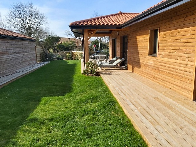 Jardin de La callune à Biscarrosse Gîtes de France Landes