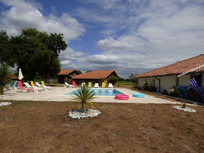 terrain de l'Appartement Loranna à Taller Gites de France Landes