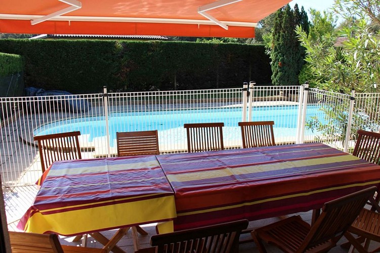 Terrasse Villa Bizet à Capbreton Gîtes de France Landes