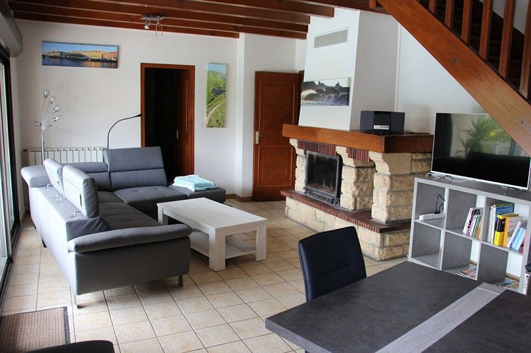 Salon Villa Bizet à Capbreton Gîtes de France Landes