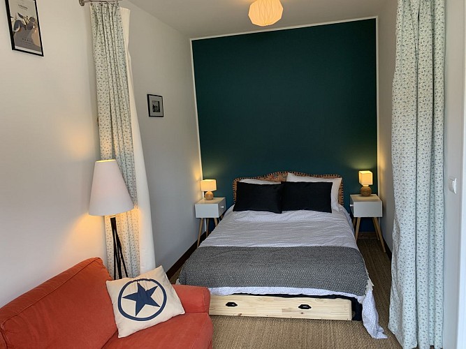 Coin chambre Equi Terre Happy à Lesperon Gites de France Landes