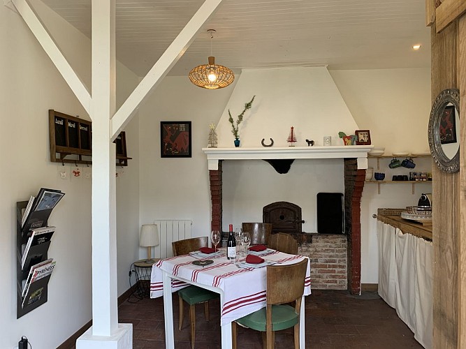 Coin cuisine Equi Terre Happy à Lesperon Gites de France Landes