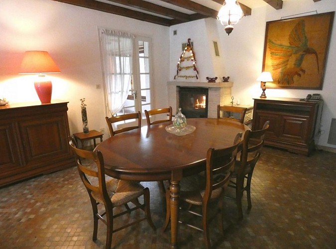 salle à manger @gîte de france landes