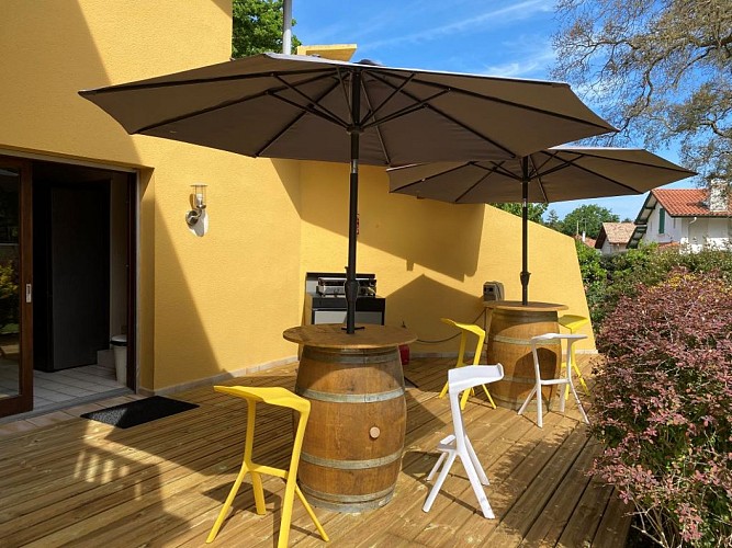 Villa Maialen_ Soustons_Landes Atlantique Sud_côté jardin