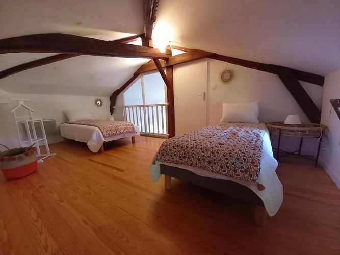 Chambre du Gîte du Platane à Bélis 10203 avec Gites de France Landes