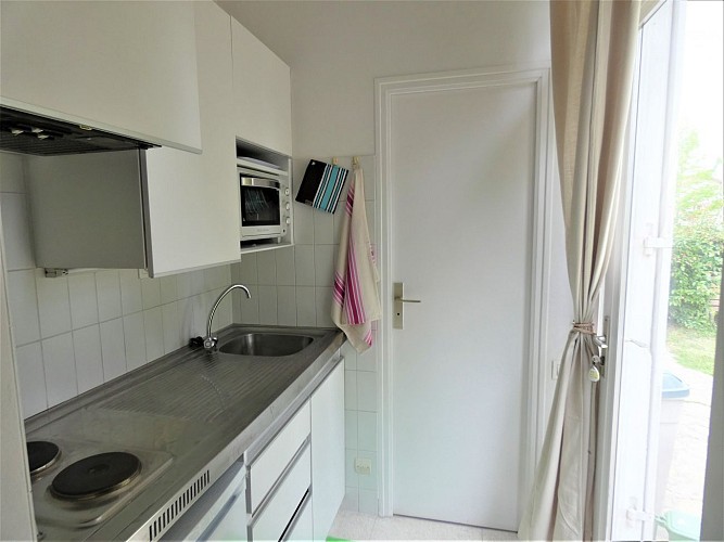 Cuisine Appartement de la villa Colibris à Dax avec Gîtes de France Landes