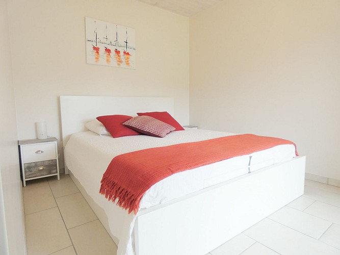 Chambre du Gîte en bois de Bénesse avec Gîtes de France Landes