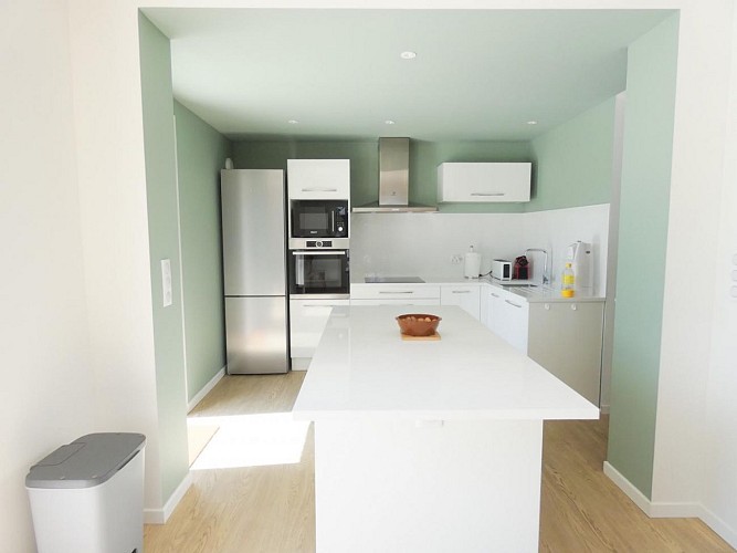 Cuisine de la Villa Cassora à Herm avec Gîtes de France Landes