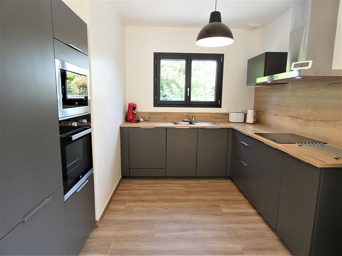 Cuisine de  Côté Forêt à Angresse avec Gîtes de France Landes