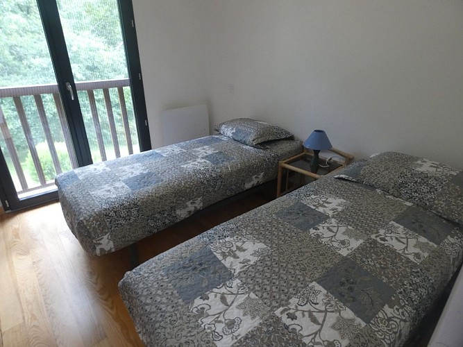 Chambre du gîte Côté Jardin à Léon avec Gîtes de France Landes