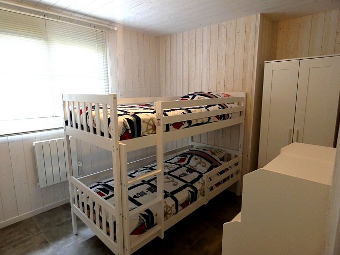 Chambre enfants Gîte Chama à Pontenx les Forges avec Gîtes de France Landes