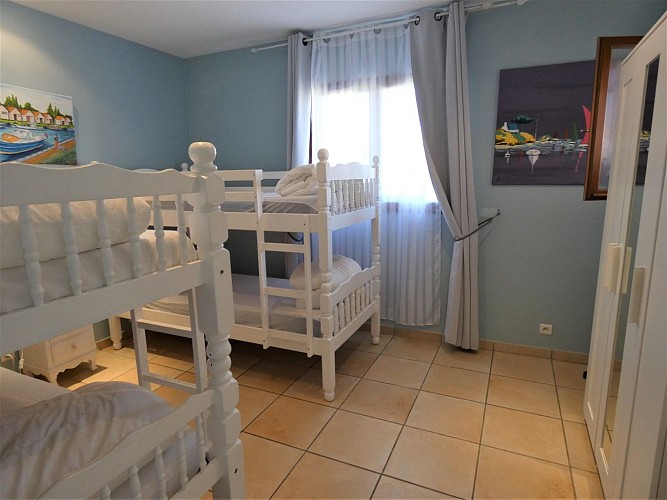 Chambre dortoir du  Gîte du Lanot à Gastes avec Gîtes de France Landes