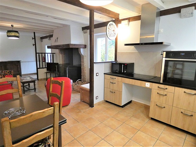 Cuisine du Gîte Péchicou à Orx avec Gîtes de France Landes