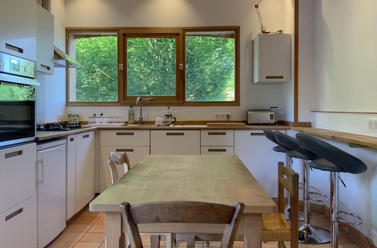 Cuisine du Gîte Hortensias à Pontonx-sur-Adour avec Gîtes de France Landes