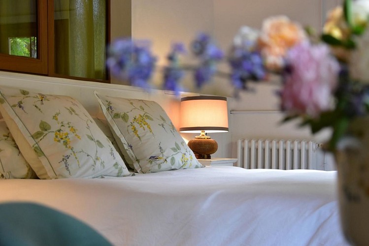 Chambre du Gîte Hortensias à Pontonx-sur-Adour avec Gîtes de France Landes