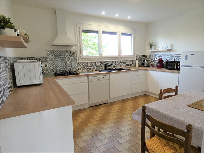 Cuisine du Gîte Escapade lacustre à Aureilhan avec Gîtes de France Landes