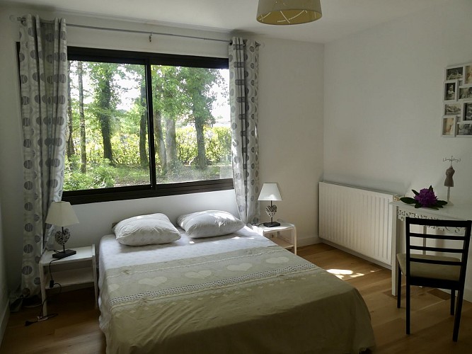 Chambre de La Villa de Manuela à Parentis en Born avec Gîtes de France Landes