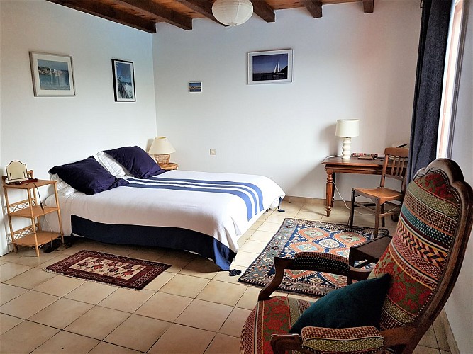 Chambre1 de La Villa des Carolins à Leon avec Gîtes de France Landes