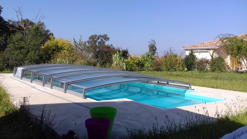 Piscine du Gîte Beniabe à Ossages avec Gîtes de France Landes