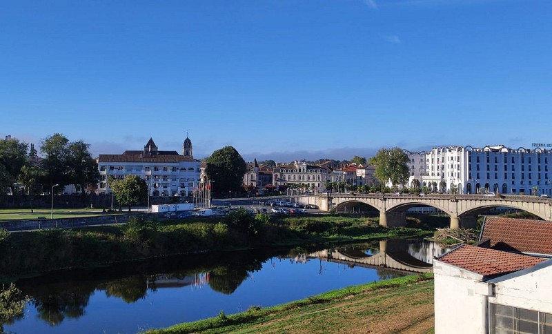 vue du gite studio les rives de l'adour à Dax avec Gîtes de France Landes