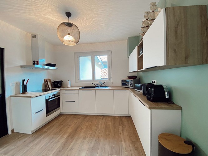 Cuisine du gîte Weekend à Capbreton avec Gîtes de France Landes