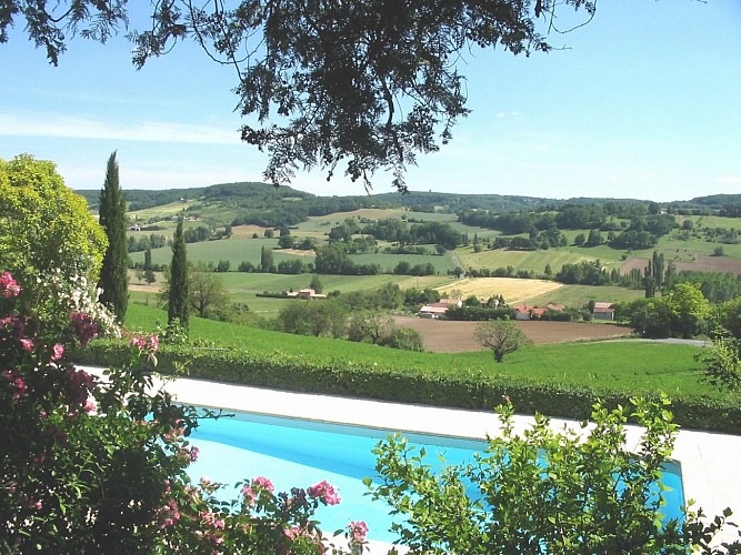 Carlane jardin et vue