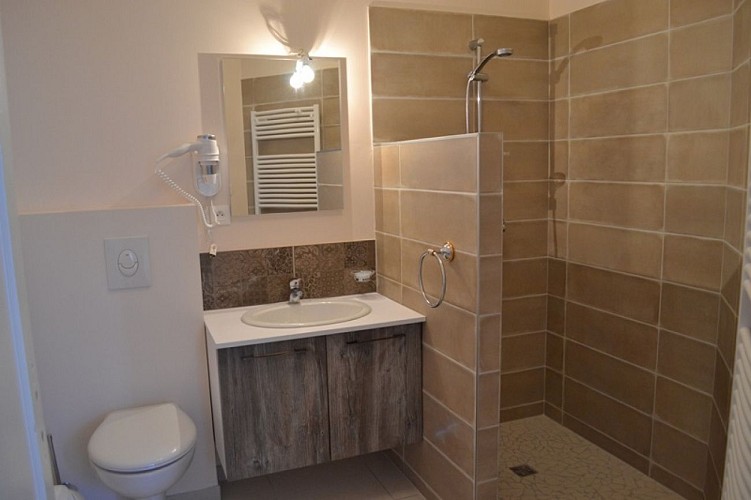 Maison Gascogne - toilettes chambre parents