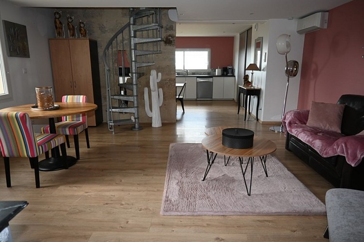 Gîte de Daspe - salon