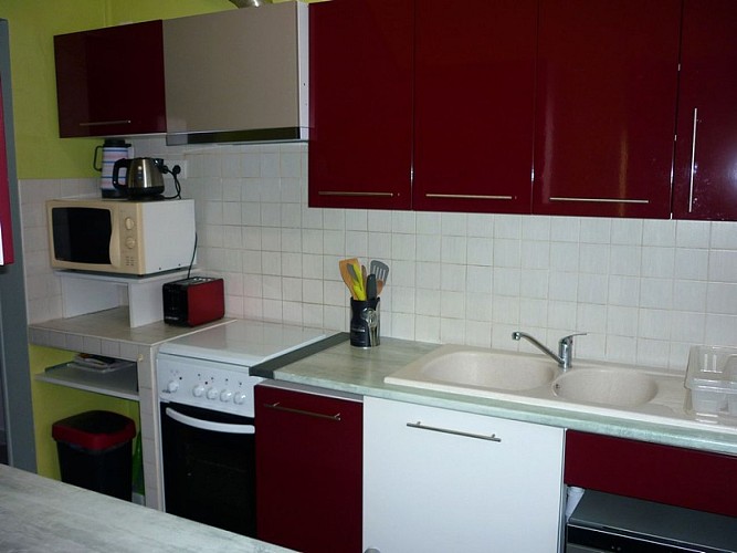 Meublé les Fleurs - Cuisine