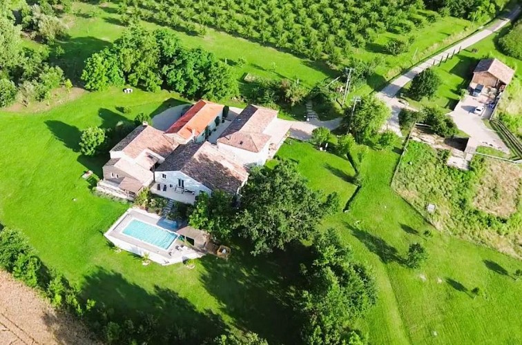 Hameau de Galice vue du ciel 2