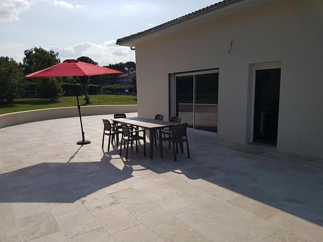 Gîte Méli - terrasse