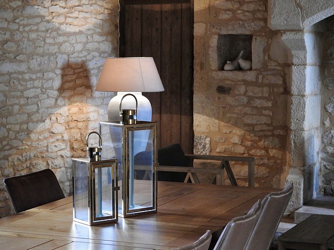 Chambre en pierre Gîte Villeréal photo 5