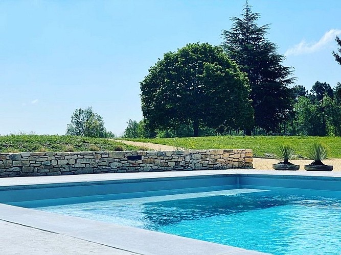 Chambre en pierre Gîte Villeréal photo 10