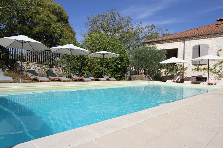 la grande piscine à partager