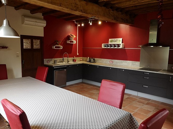 Au Temps des Cerises - cuisine