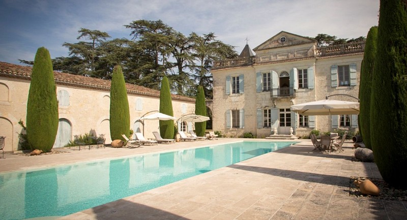 Naudou Chateau piscine plage