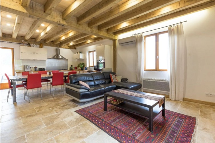 Gîte Beauséjour Le Bihan salon