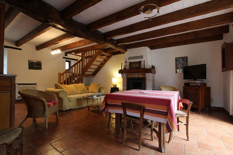 Maison Anchordoquy sejour - Bidarray