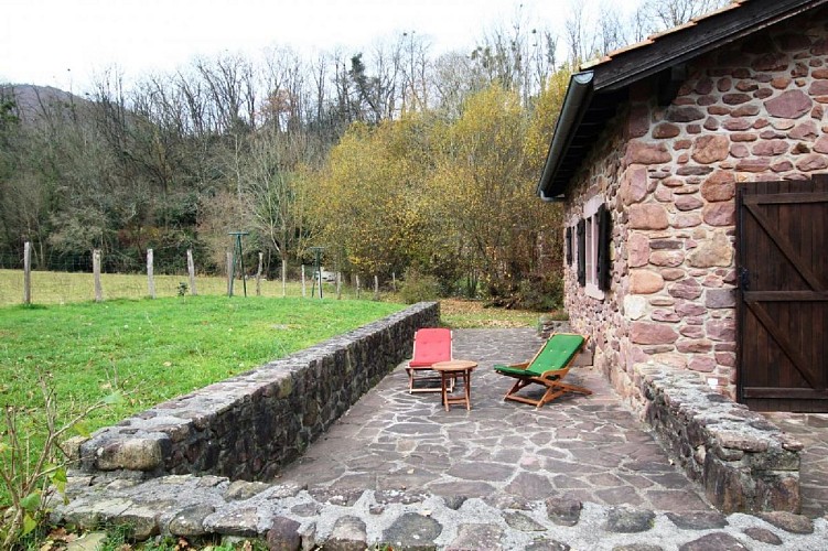 Maison Anchordoquy terrasse - Bidarray