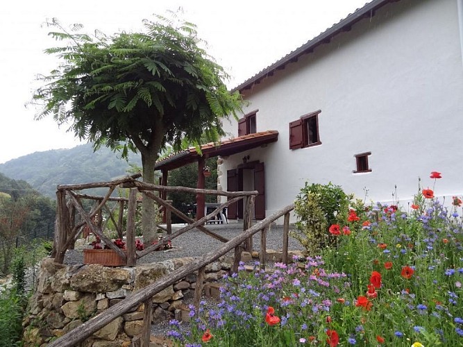 Maison Ithurreria entree escalier - Banca