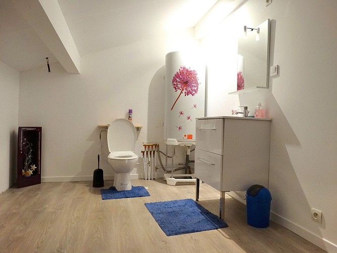 Salle deau chambre parents gite Mendiburia Arraute Charritte