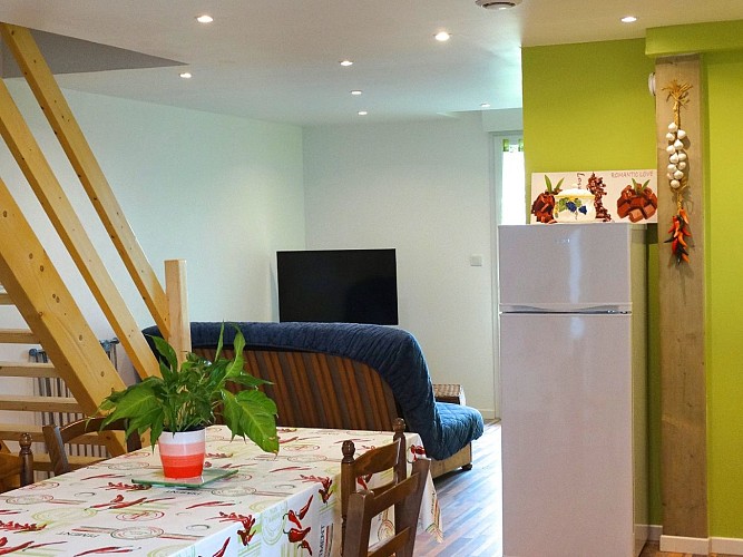 Coin TV gite Mendiburia Arraute Charritte