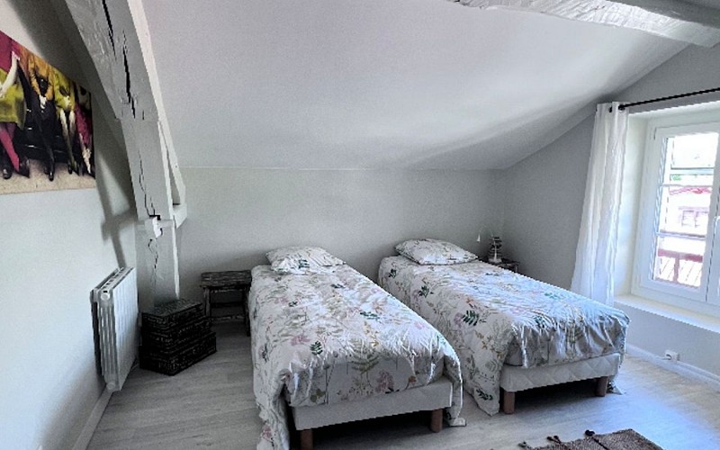 Chambre lits simples