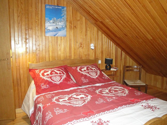 Chambre lit double étage